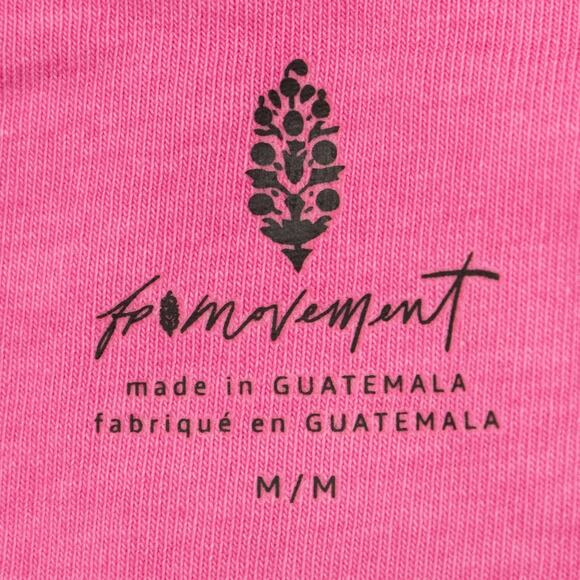 Free People FP Movement Magenta Minx Crop Top Size Medium - Picture 5 of 8